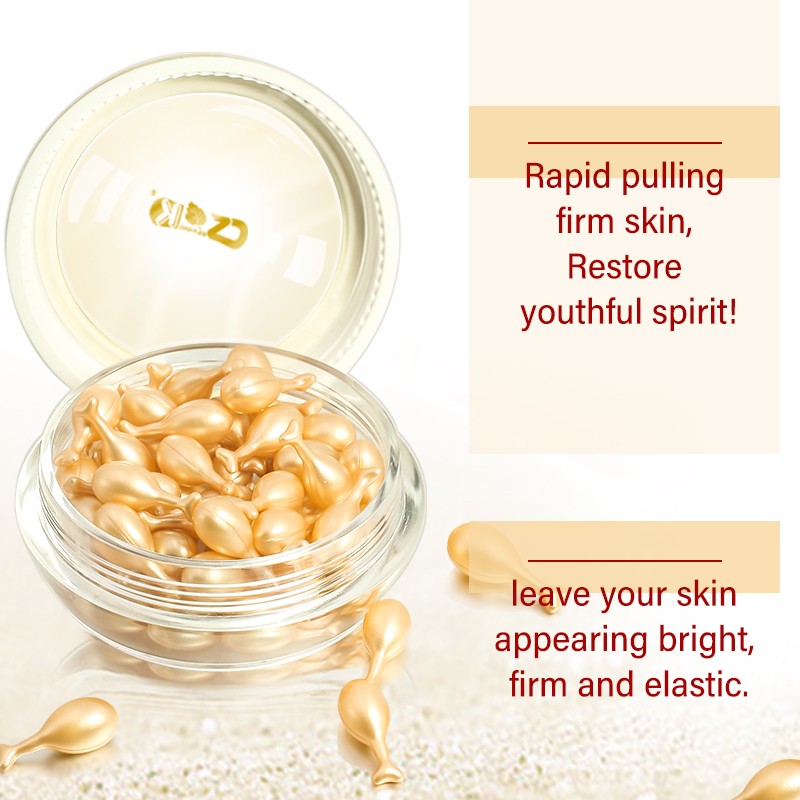 Fullerene Placenta Serum Capsule Factory - Private Label Whitening Anti Aging Facial