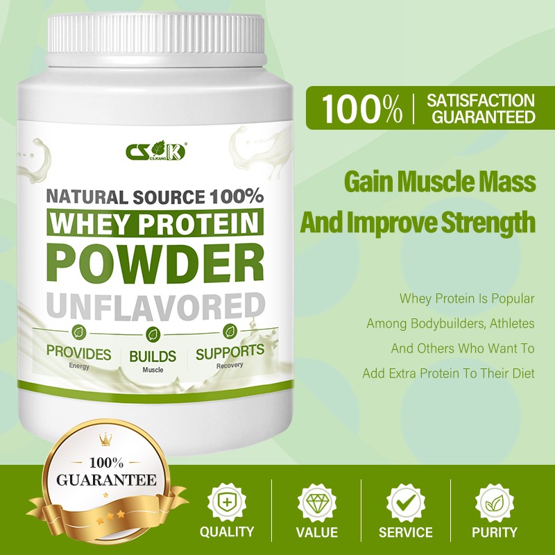 Whey Protein Concentrate Powder Factory - WPC Muscle Building Sports Supplements Custom