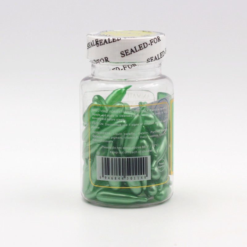 Vitamin E Facial Oil Capsules Supplier - 60pcs 90pcs Face Serum Capsule Custom Packaging
