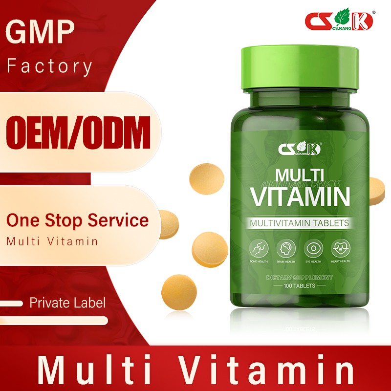 Multivitamin Tablets Manufacturer - GMP Certified Vegan Vegetarian for Daily Energy Support