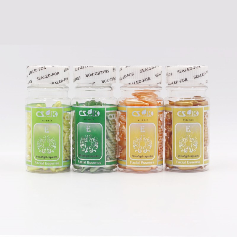 Vitamin E Facial Capsules Factory - Skin Revitalizer Female Care Day Essence OEM ODM