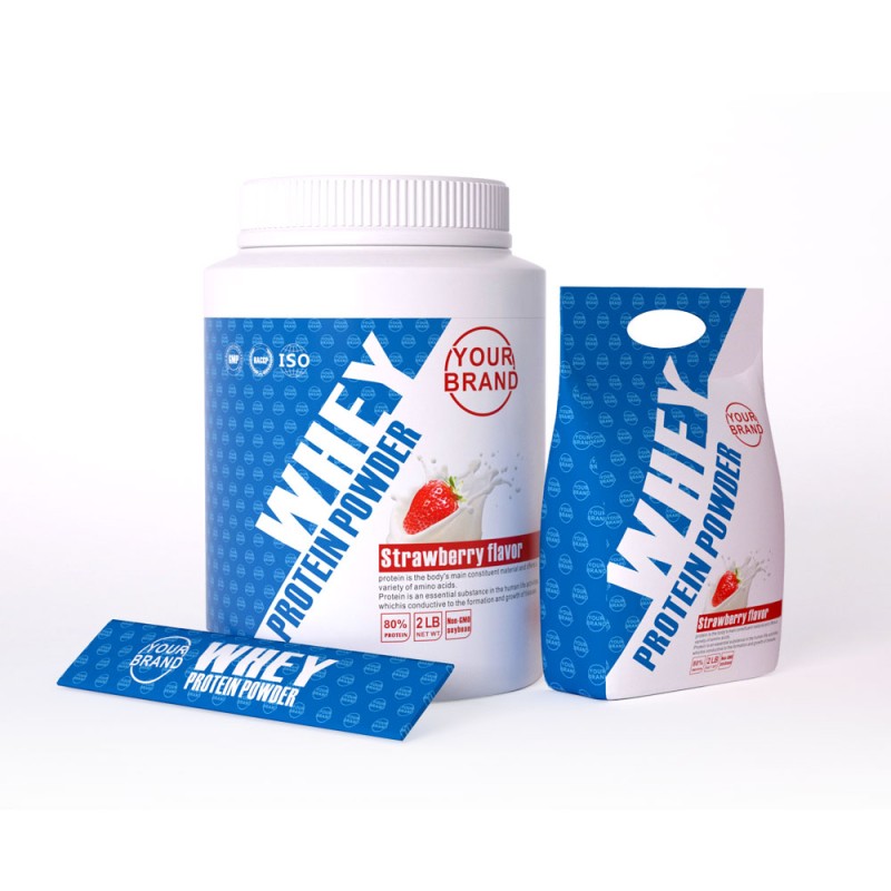Whey Protein Powder Supplier - OEM Bodybuilding Health Care Supplement Custom Formula