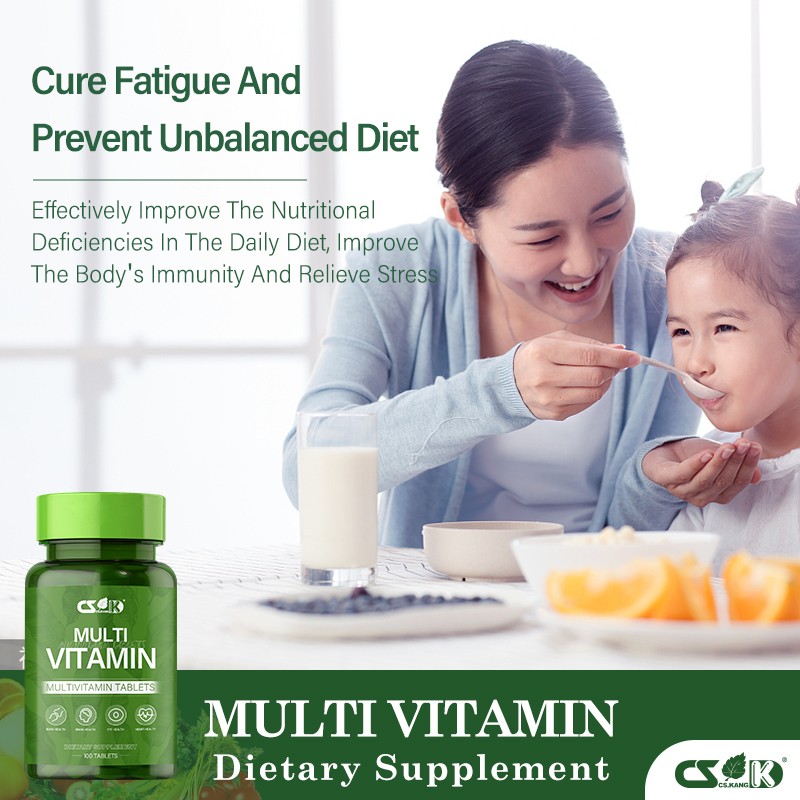 Multivitamin Tablets Manufacturer - GMP Certified Vegan Vegetarian for Daily Energy Support