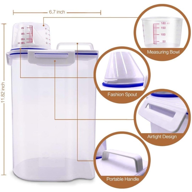 Pet Food Container Factory - OEM Airtight Plastic Measuring Cup
