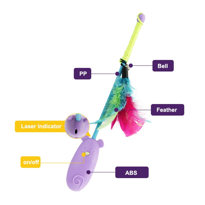 Laser Cat Toy Factory - OEM Interactive Fishing Rod Mouse
