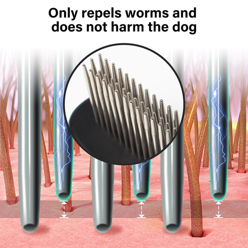 Electric Lice Comb Factory - OEM 2-in-1 Anti Flea Comb