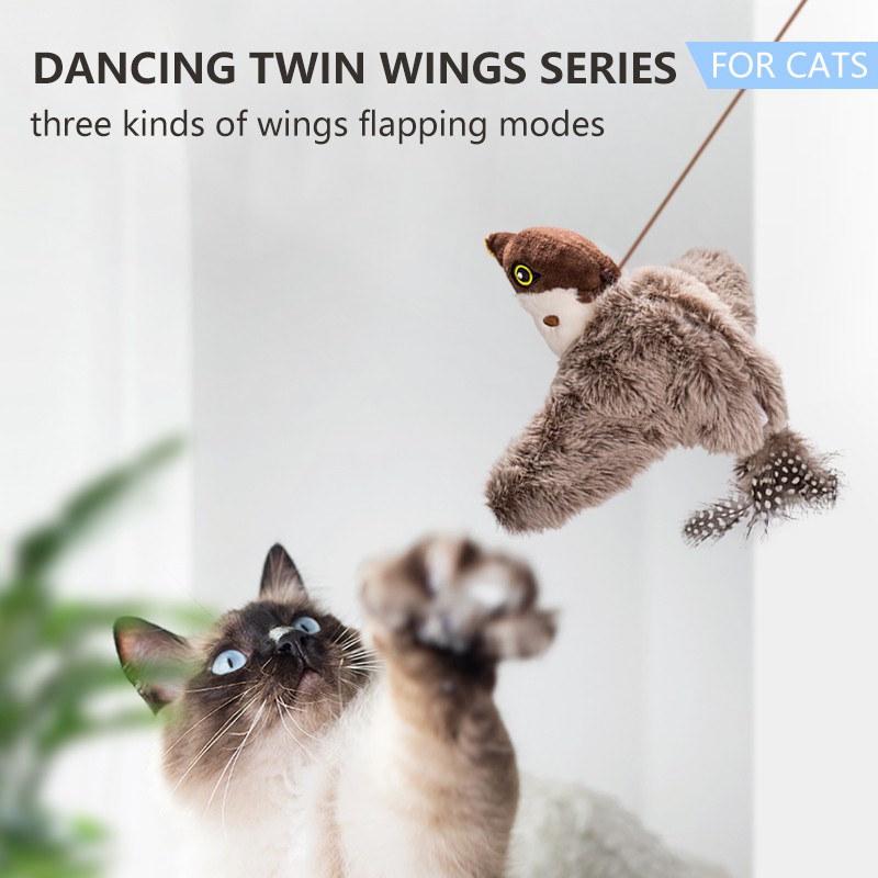 Automatic Cat Toy Manufacturer - OEM Chirping Flapping Bird Toy