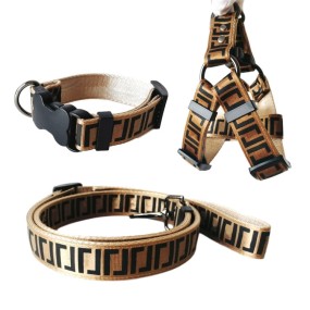 Dog Harness Set Factory - OEM Luxury Designer Vest Collar