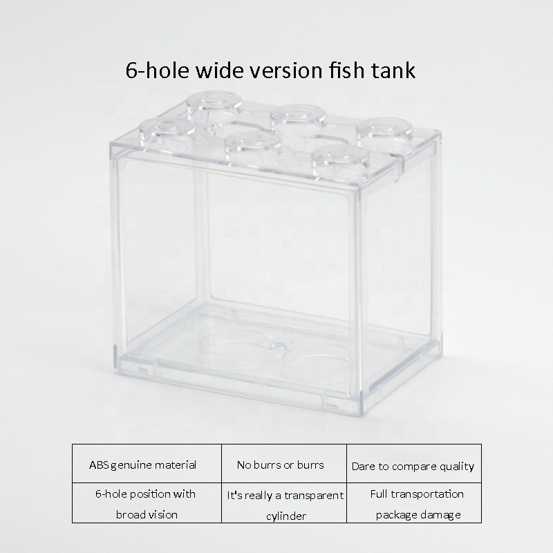 Desktop Fish Tank Factory - OEM 6-Hole Transparent Accessories