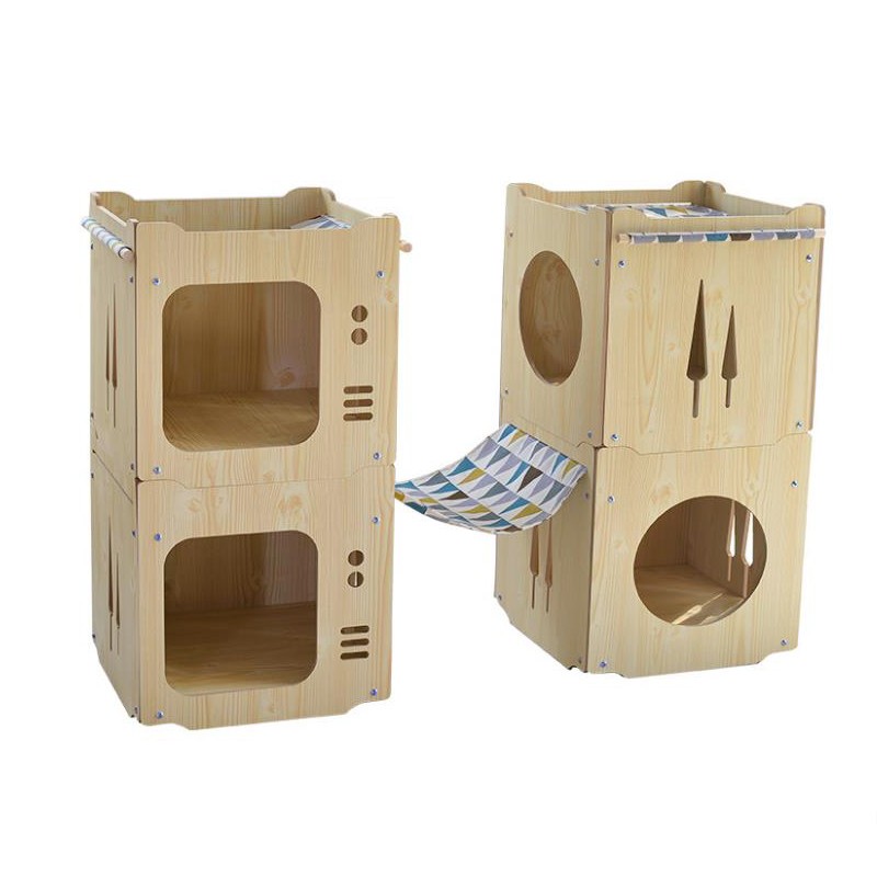 Wooden Pet Houses Manufacturer - Indoor Hammock Box