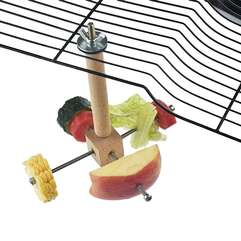 Educational Bird Toys Supplier - Wooden Fruit Wheel