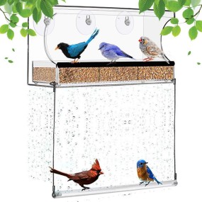 Acrylic Bird Feeders Factory - Window Suction Cup