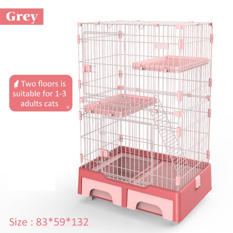 Universal Cat Cages Supplier - 3 Layer Removable