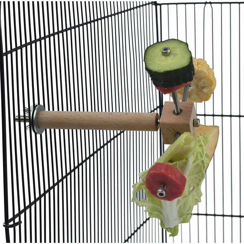 Educational Bird Toys Supplier - Wooden Fruit Wheel