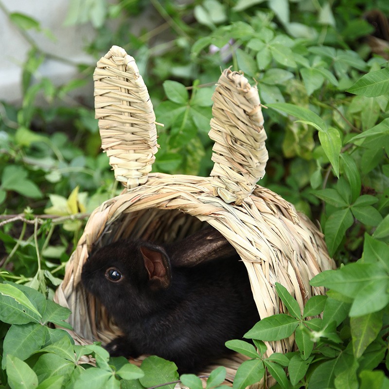 Handwoven Bunny Nests Manufacturer - Rustic Half-Moon