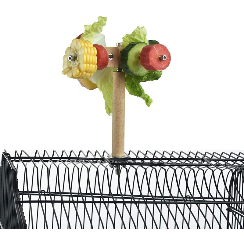 Educational Bird Toys Supplier - Wooden Fruit Wheel