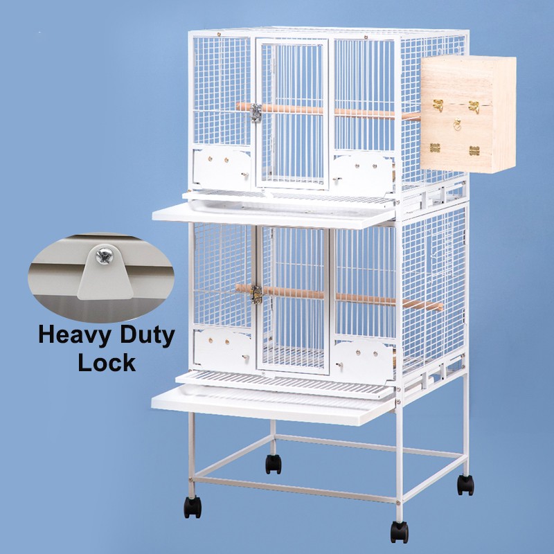 Stackable Bird Cages Factory - Metal Triple Outdoor