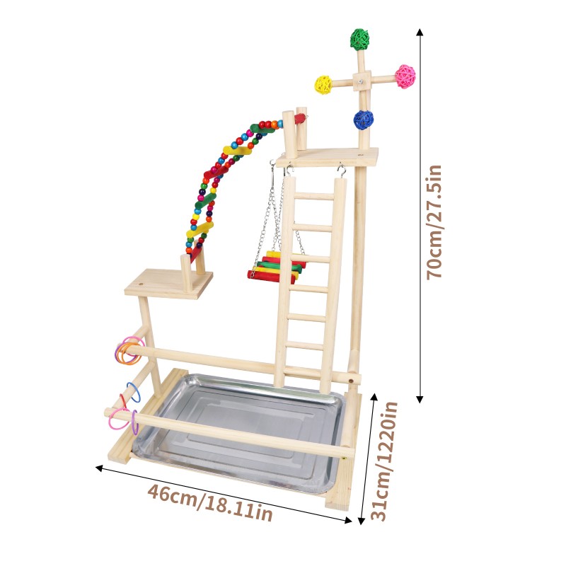 Wood Play Stands Factory - Birdhouse Perch Ladder