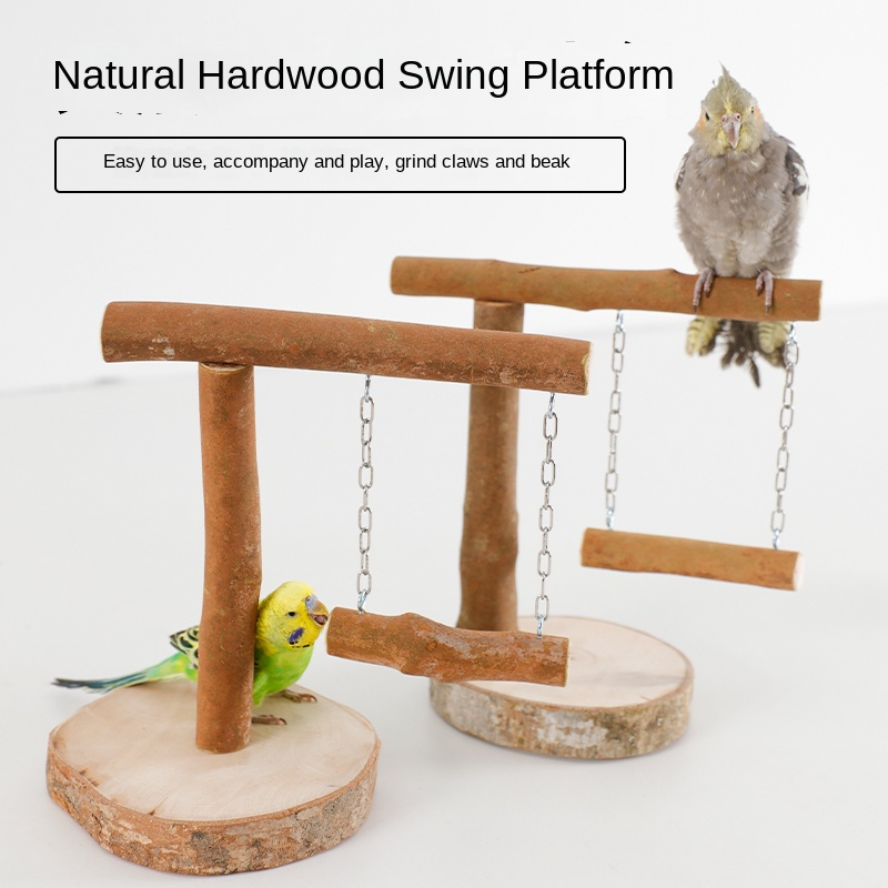 Parrot Table Stands Supplier - Wood Swing Training