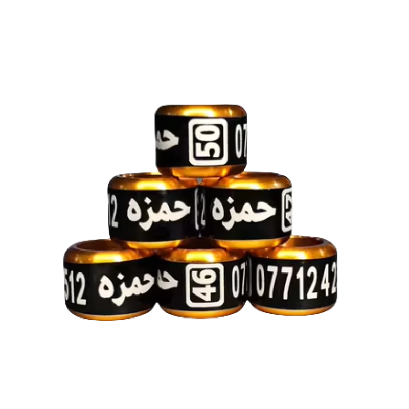 Double Color Pigeon Rings Factory - Aluminum Pet Products