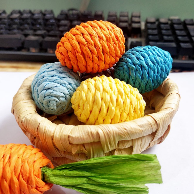 Hand-wrapped Toys Factory - Grass Material Easter