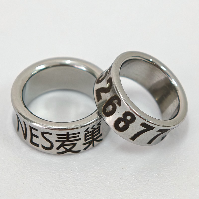 Stainless Steel Bird Rings Manufacturer - Laser Engraving