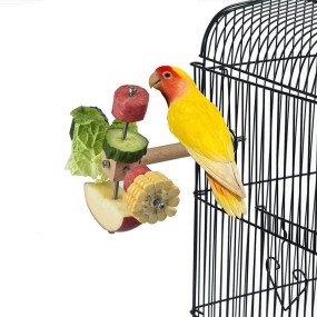 Educational Bird Toys Supplier - Wooden Fruit Wheel