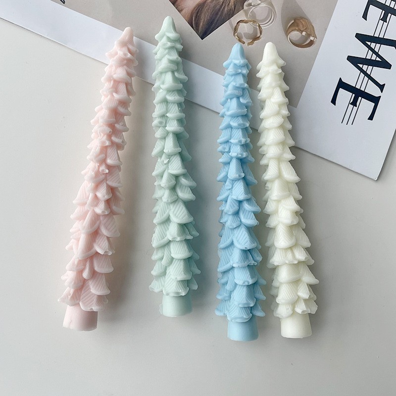Christmas Candle Mold Supplier - Tree Shape Handmade