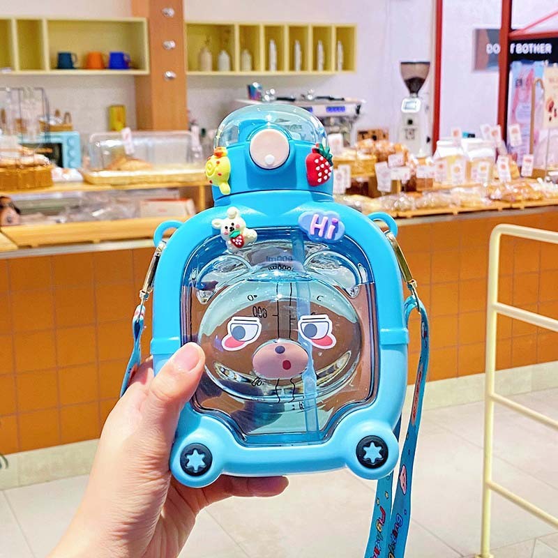 Kids Water Bottle Factory - 1000ml Cartoon Bear Portable