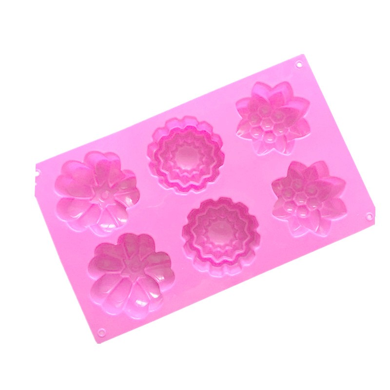 Flower Cake Mold Factory - 6 Cavity 3 Groups
