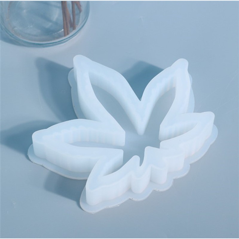 Weed Pot Mold Factory - Maple Leaf Ashtray Design