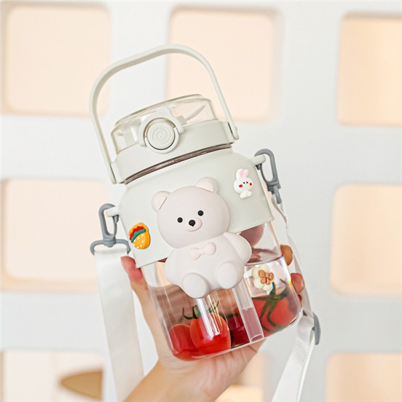 Baby Water Bottle Supplier - 1000ml Kettle Bear Design