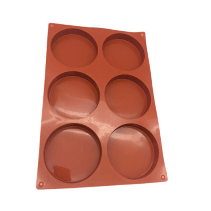 Baking Mold Factory - 6 Cavity Round Silicon