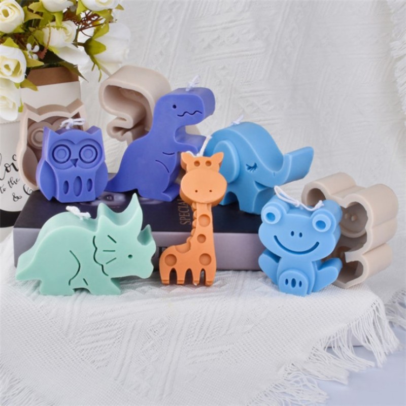 Animal Candle Mold Manufacturer - Dinosaur Giraffe Anime