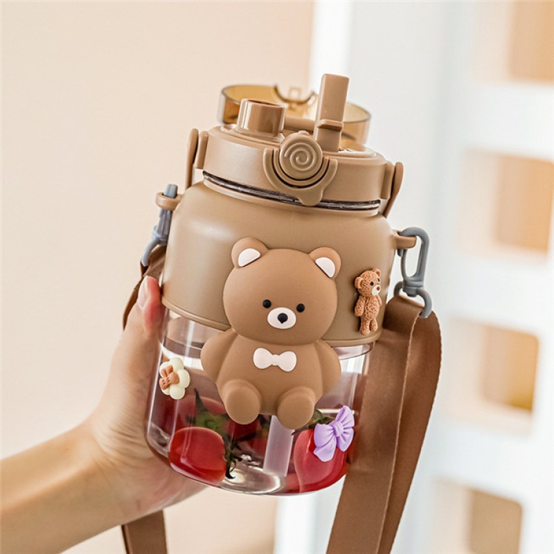 Baby Water Bottle Supplier - 1000ml Kettle Bear Design