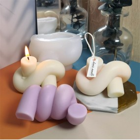 Rope Knot Candle Mold Supplier - Twist Tied Silicone