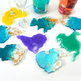 Map Coaster Mold Supplier - Africa Continent Silicone