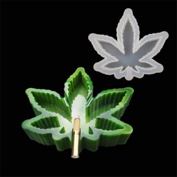Weed Pot Mold Factory - Maple Leaf Ashtray Design