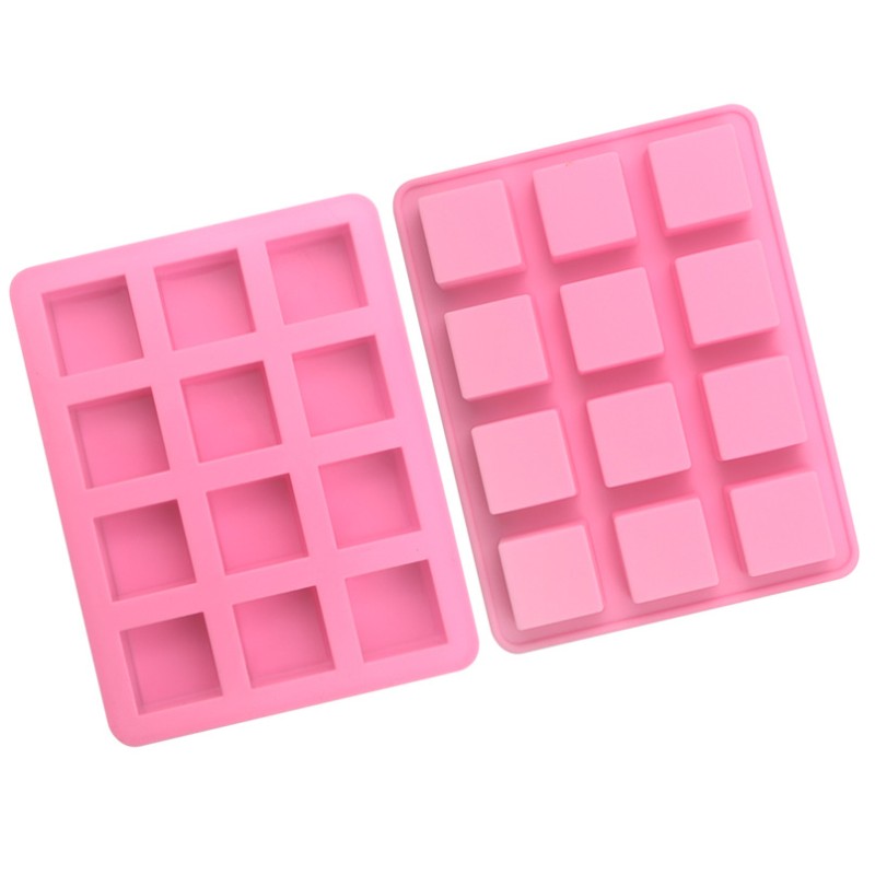 Ice Cube Mold Manufacturer - 12 Cavity Square Food