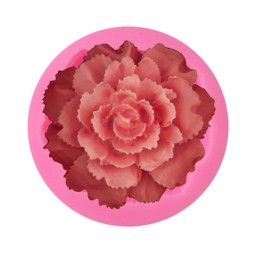 Soap Mold Manufacturer - Round Carnation Flower