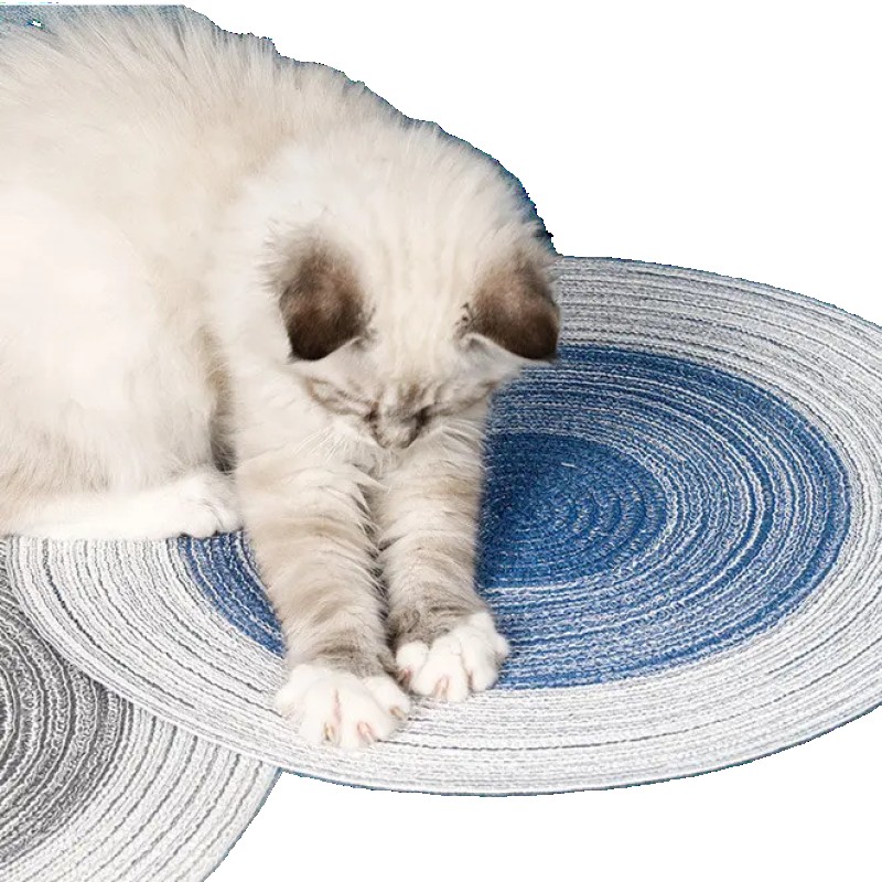 Cat Scratching Mat Factory - OEM Natural Ramie Hemp Material