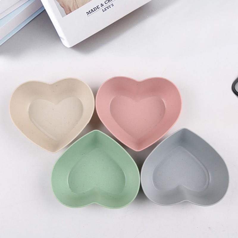 Small Animal Bowl Factory - OEM Heart Shape Anti-Spreader Food