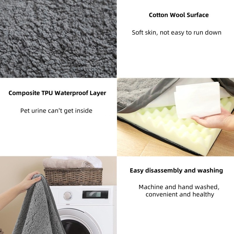 Dog Bed Manufacturer - OEM Cotton Waterproof Removable Mat