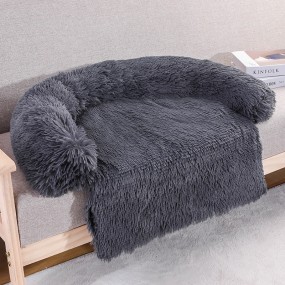 Pet Sofa Bed Factory - OEM Long Plush Dogs Cats Mat