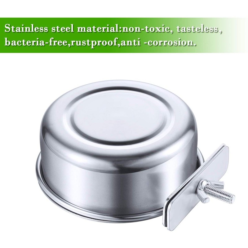 Bird Cup Factory - OEM Stainless Steel Food Water Bowl