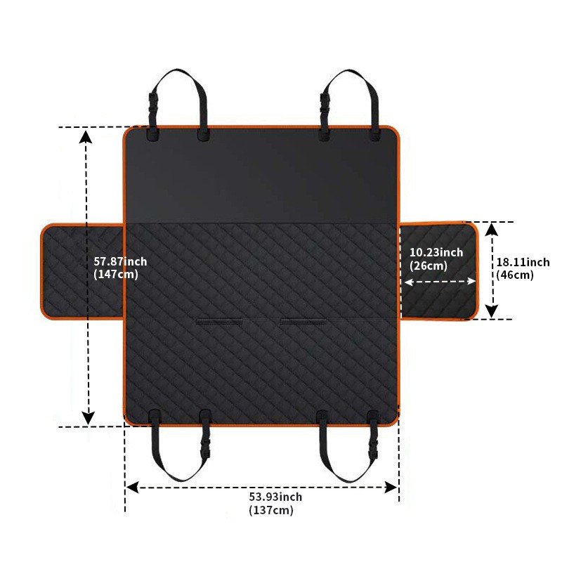 Car Seat Mat Factory - OEM Dog Rear Seat Anti-scratch