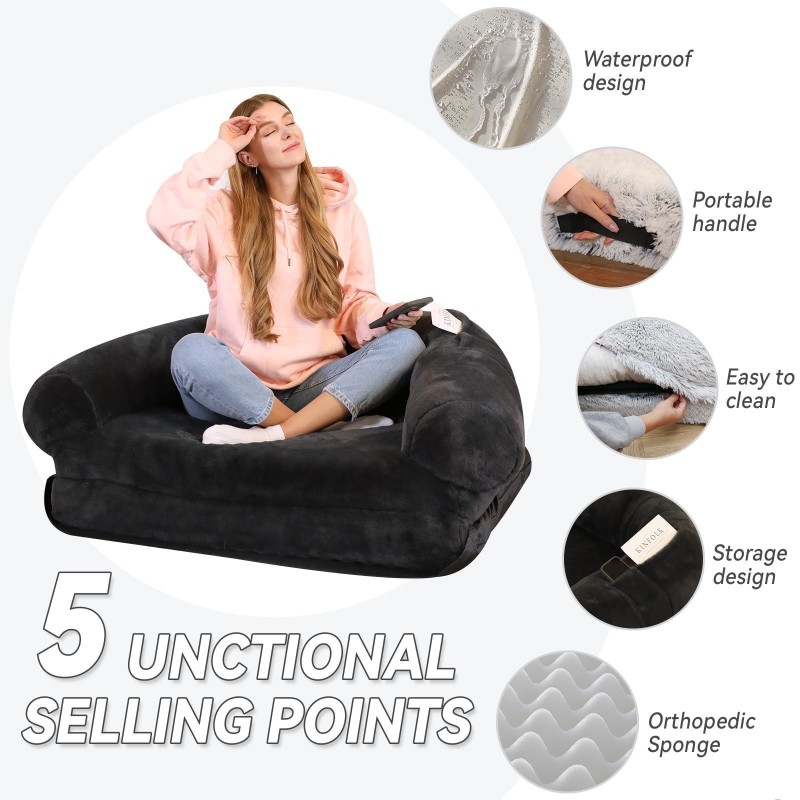 Pet Sofa Bed Factory - OEM Large Plush Owner Matching