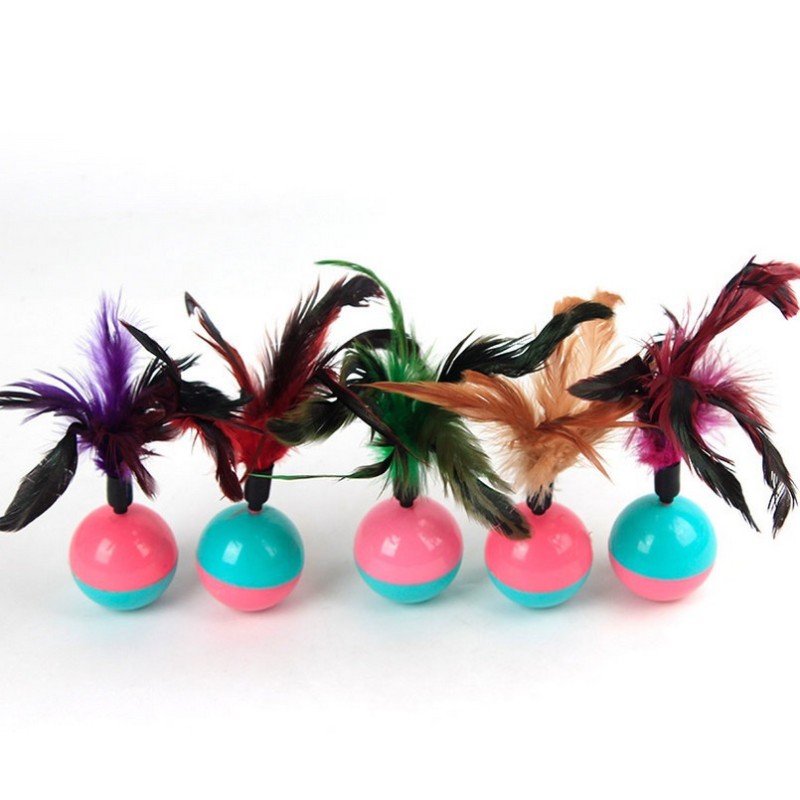Cat Toy Factory - OEM Feather Falling Ball Tumbler