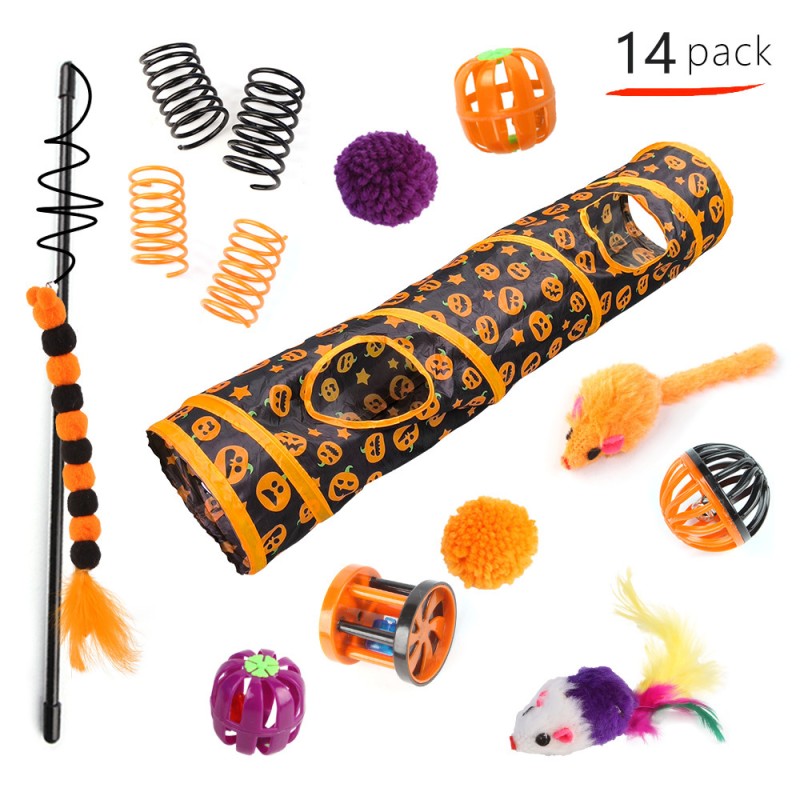 Cat Toys Wholesale - OEM 14-Pack Interactive Chew Set