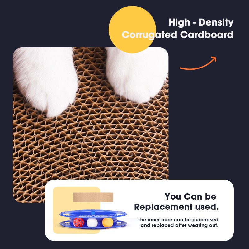 Cat Scratching Board Factory - OEM Turntable Claw Sharpening